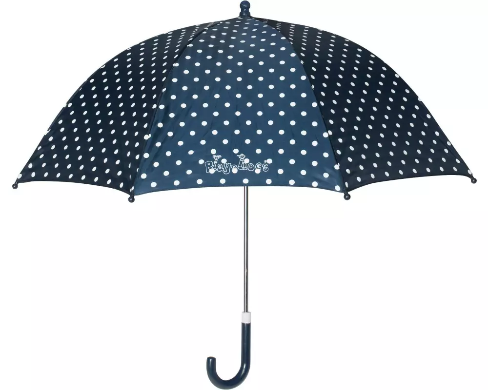 Playshoes Regenschirm Punkte Marine