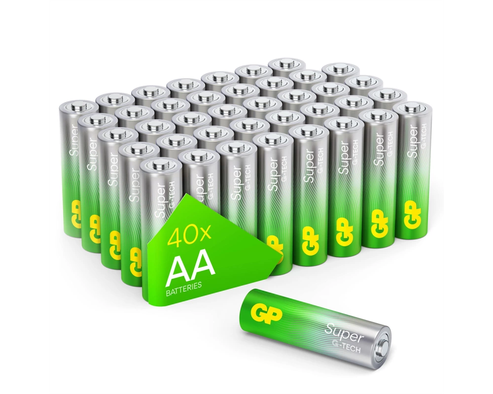 GP Batteries Super Alkaline AA 40x