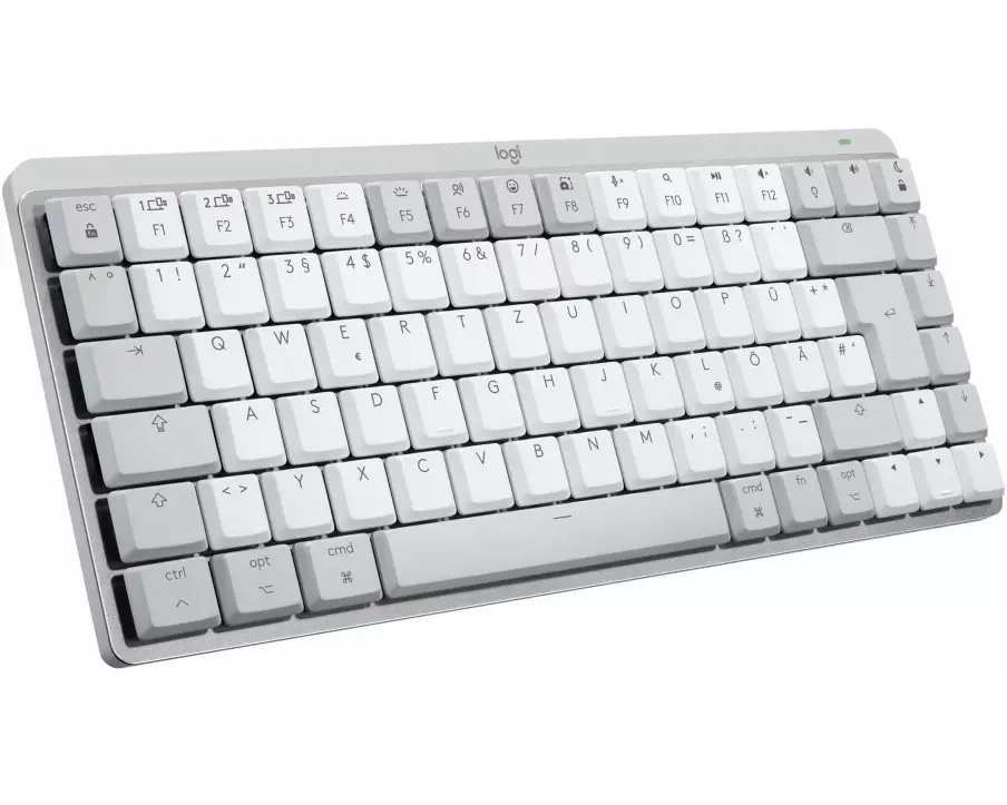 LOGITECH MX, Mechanical Mini, for Mac, Minimalist, Wireless, Illuminated Keyboard, - PALE GREY - (FRA) - EMEA