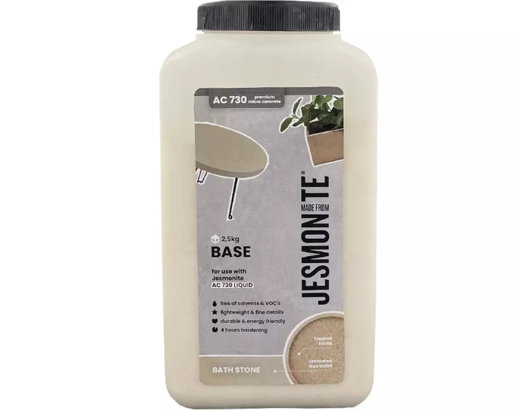 Jesmonite Modelliermasse Zementbasis Pulver AC 730, 2.5 kg Bath Stone