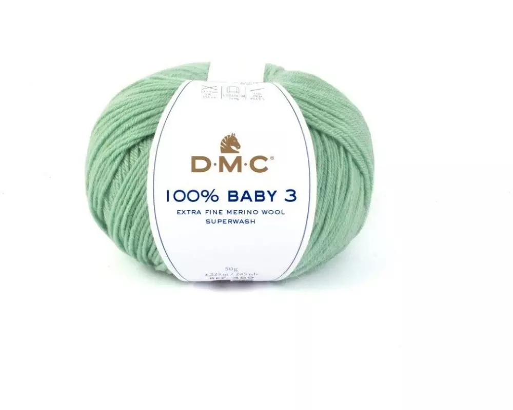DMC Wolle 100% Baby 3 Himmelblau