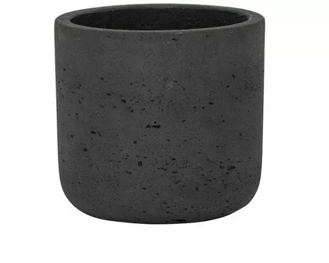 Pottery Pots Pflanzentopf Charlie XXS, Schwarz gewaschen