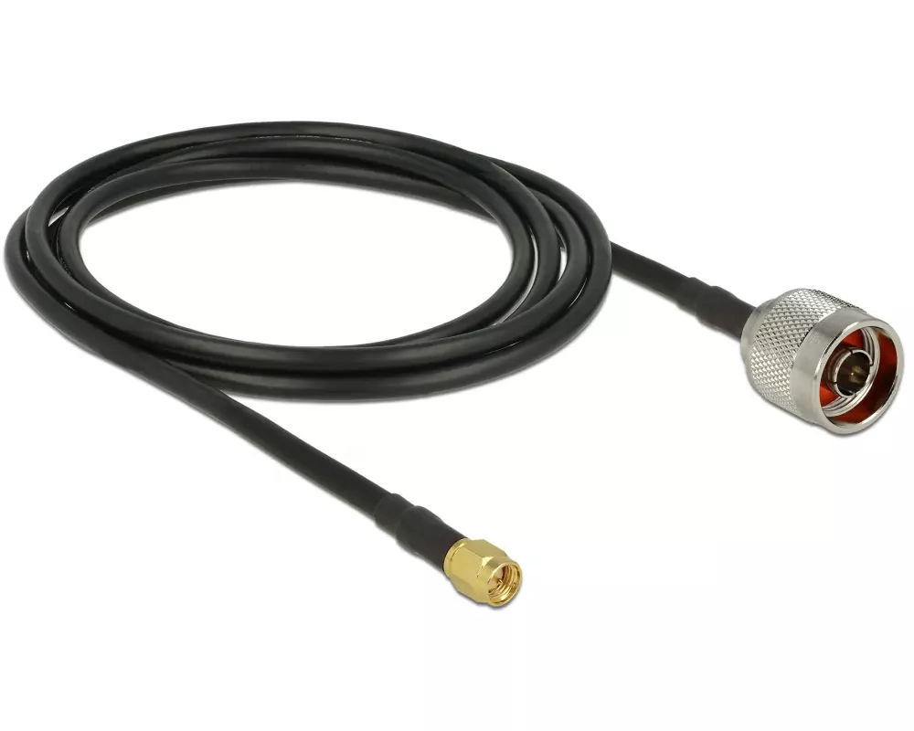 Delock Antennenkabel SMA/N-Type zu SMA, 2.5 m