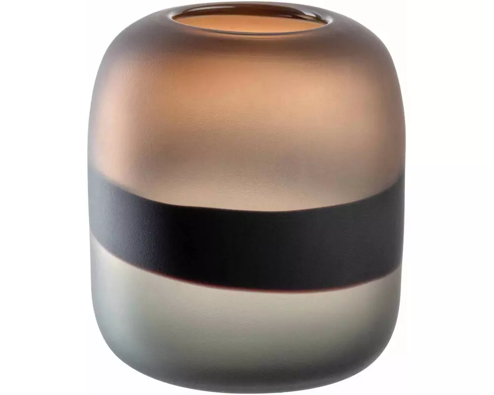 Leonardo Vase Sabbia 20 cm, Transparent/Braun
