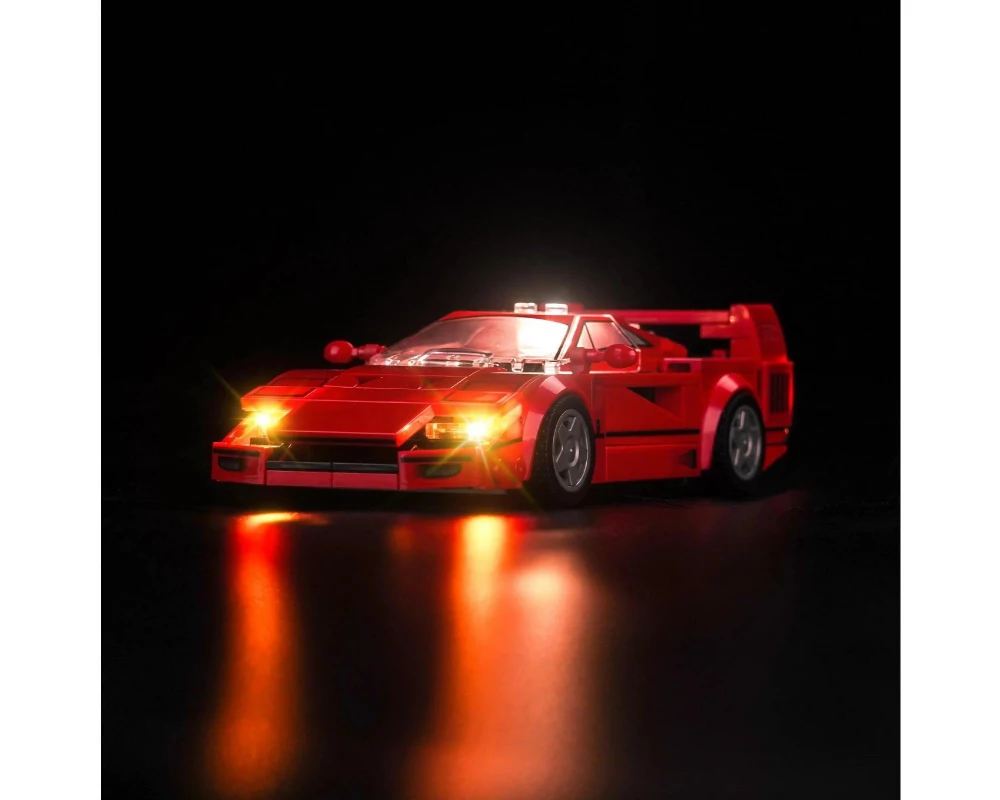 BrickBling LED-Licht-Set für LEGO Ferrari F40 Supersportwagen (76934)