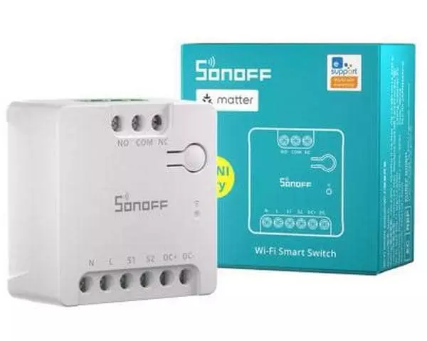 SONOFF MINI-D WLAN-Smart-Relais mit Kontakt und Matter