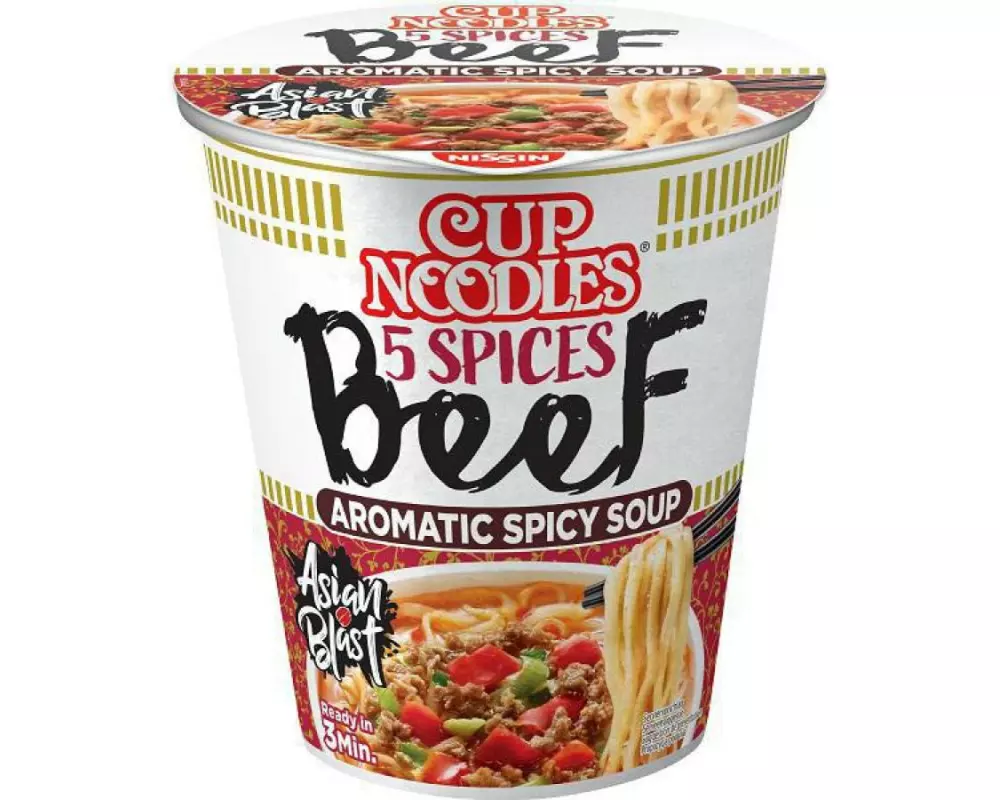 Nissin Food Becher Cup Nudeln Rindfleisch 64 g