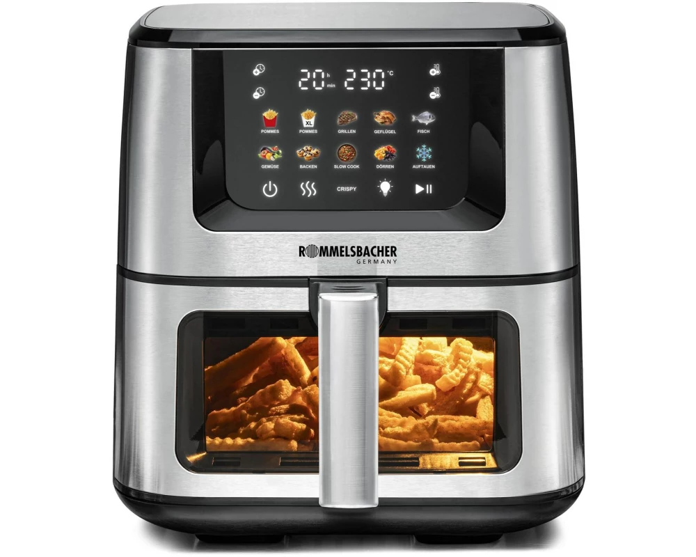 Rommelsbacher Heissluft-Fritteuse FRH 1850, 7.5 l