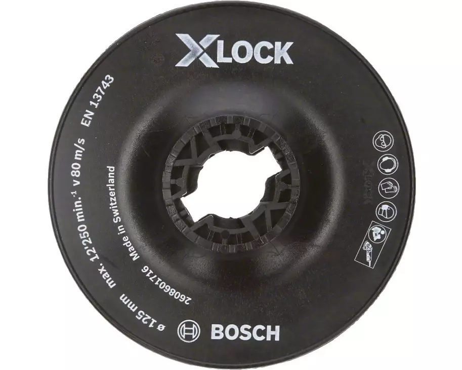 Bosch Professional Stützteller X-LOCK 125 mm hart