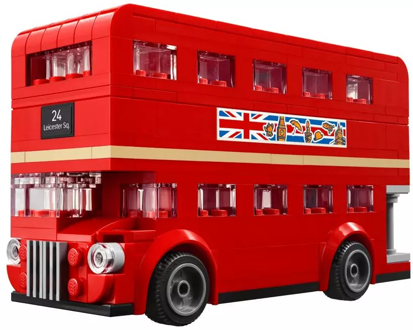 LEGO Londoner Doppeldeckerbus (40953) mit drehbaren Rädern