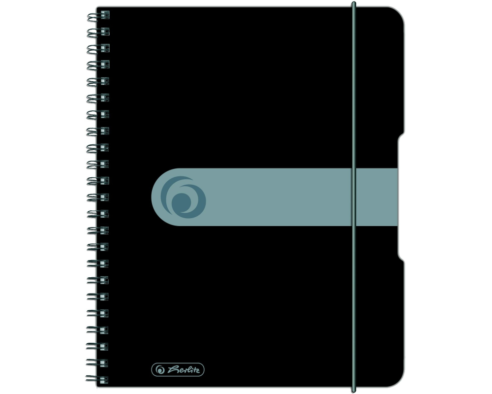 HERLITZ Collegeblock A5 11293768 Easy orga 5mm kar. schwarz