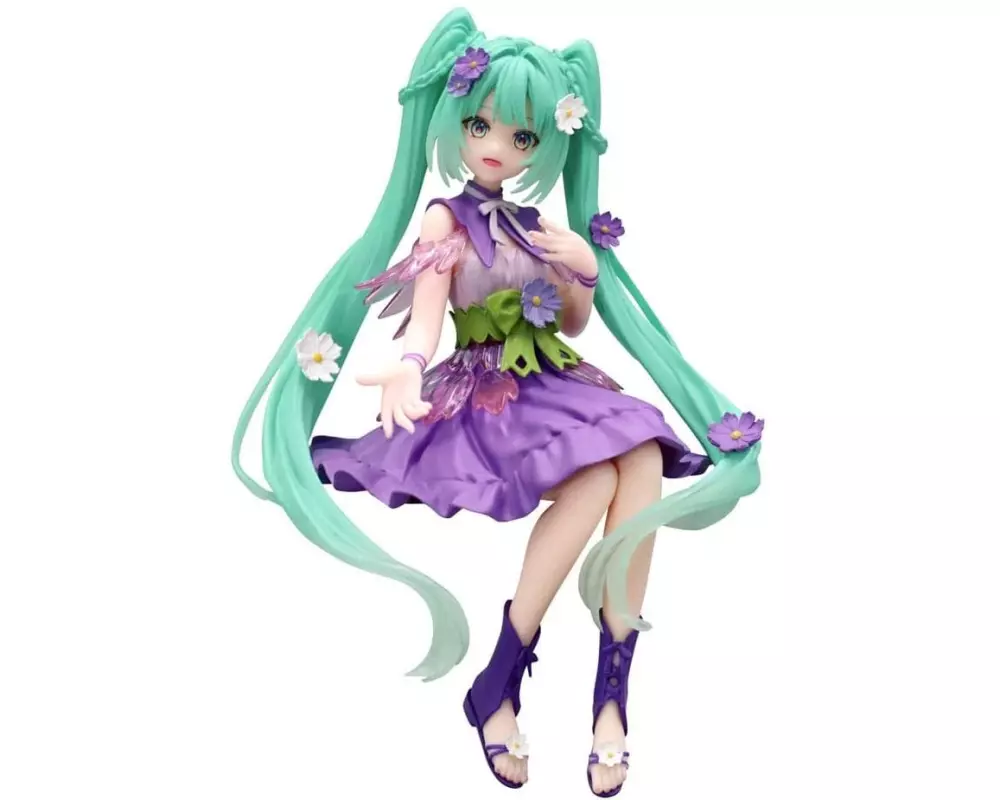 FuRyuu Figur Noodle Stopper Hatsune Miku Flower Fairy Cosmos Purple