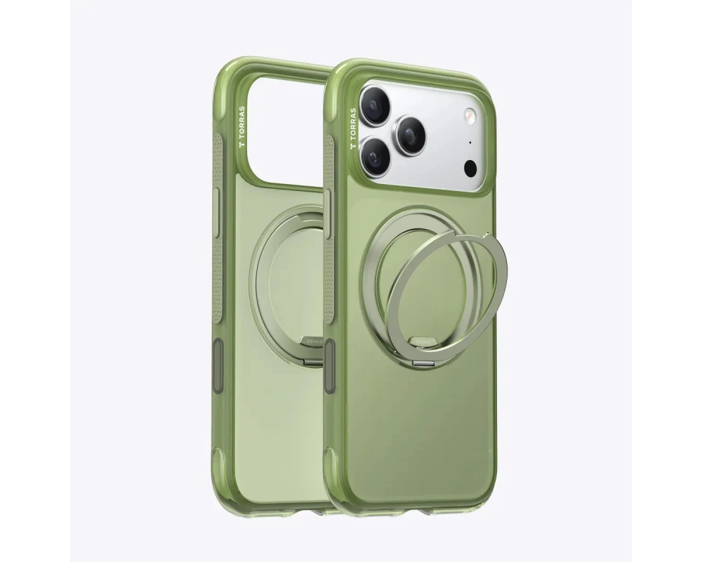 Torras Ostand O3 Air Schutzhülle, iPhone 17 pro, grün
