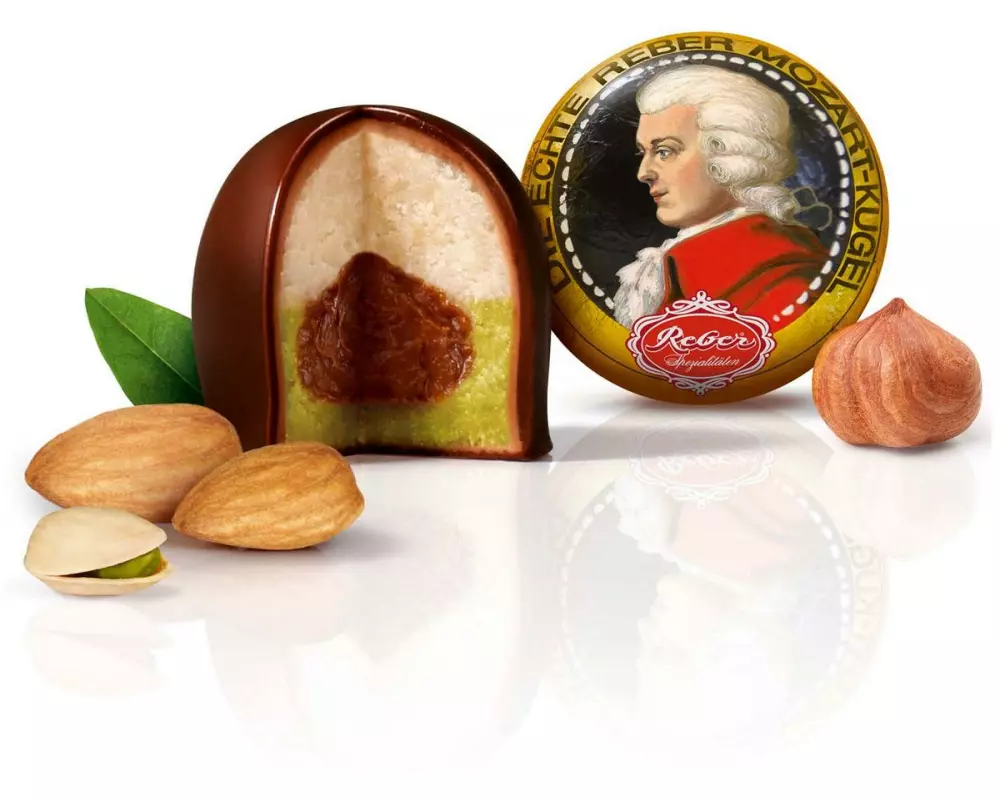 Reber Schokoladen-Pralinen Mozart Kugeln 240 g