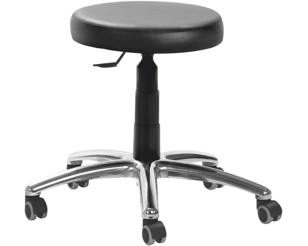 Mayer Drehhocker 1256 für Hartböden brillantschwarz