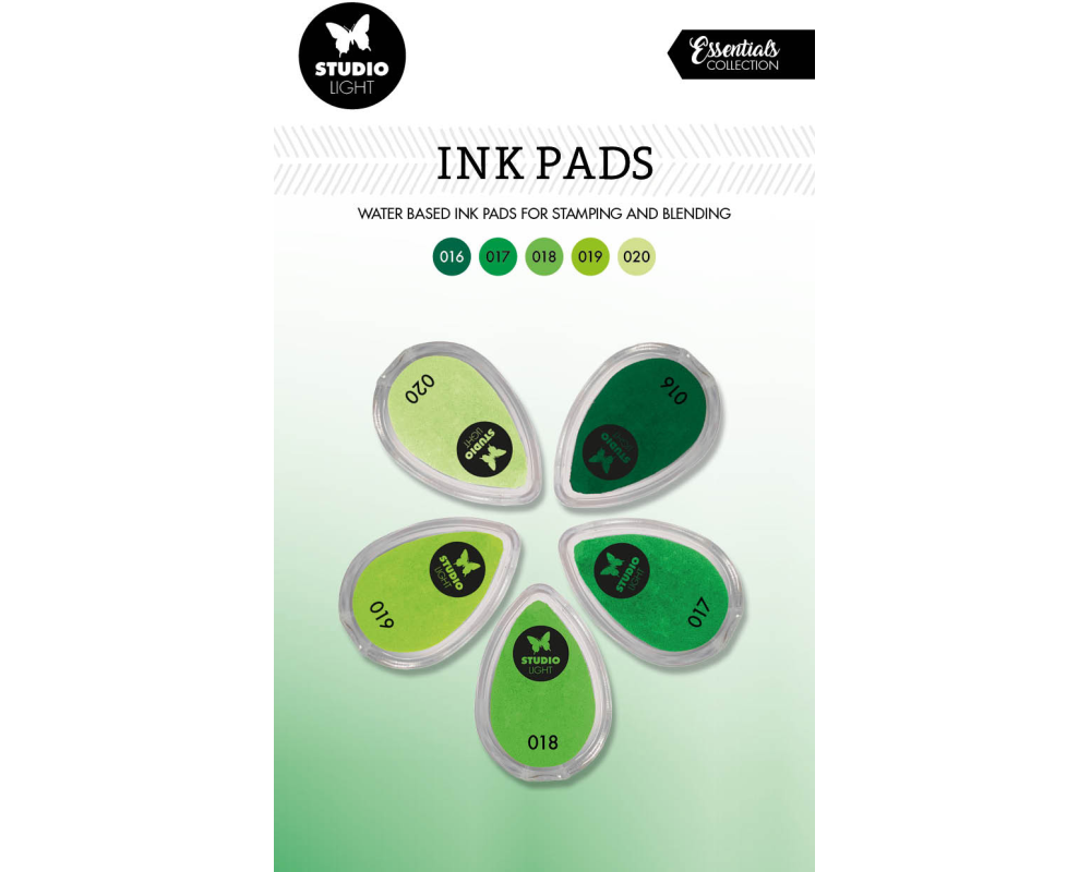 SIZZIX Stempelkissen 21.5x13x2.1cm INKP04 grüntöne