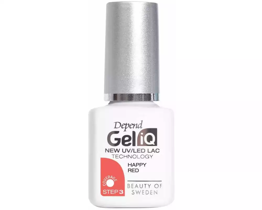 DEPEND BEAUTY OF SWEDEN Gel iQ Happy Red, 5 ml
