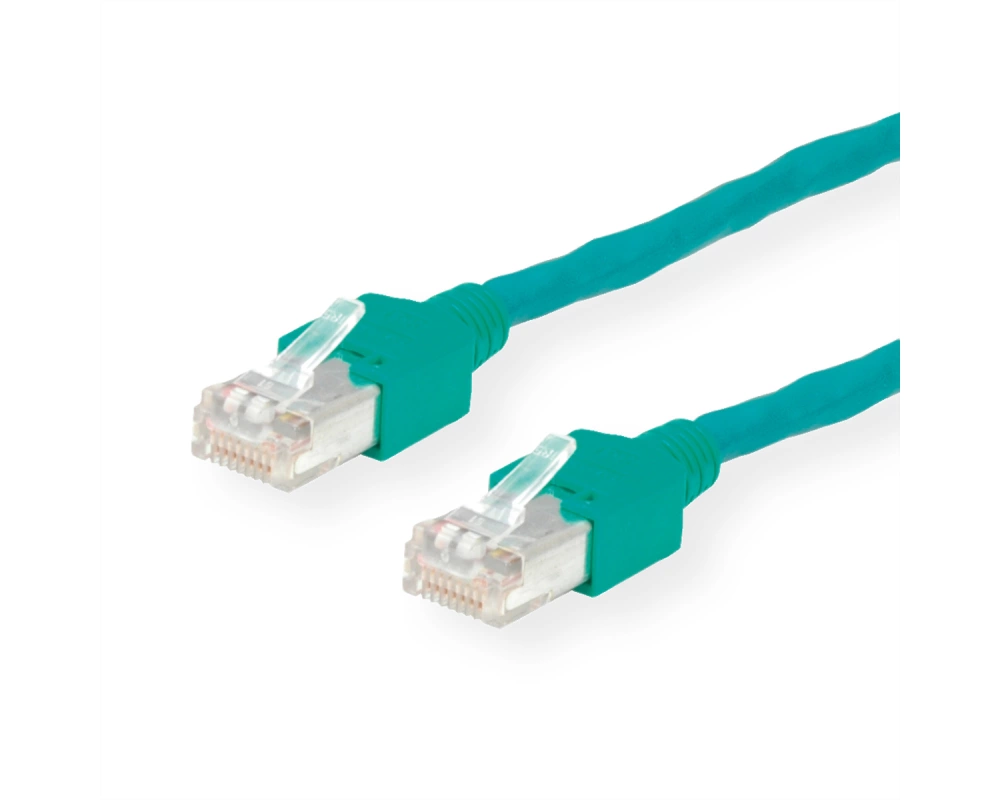 KERPEN Patchkabel Cat.5e (Class D) SF/U, MegaLine D1-20, gekreuzt, grün, 2 m