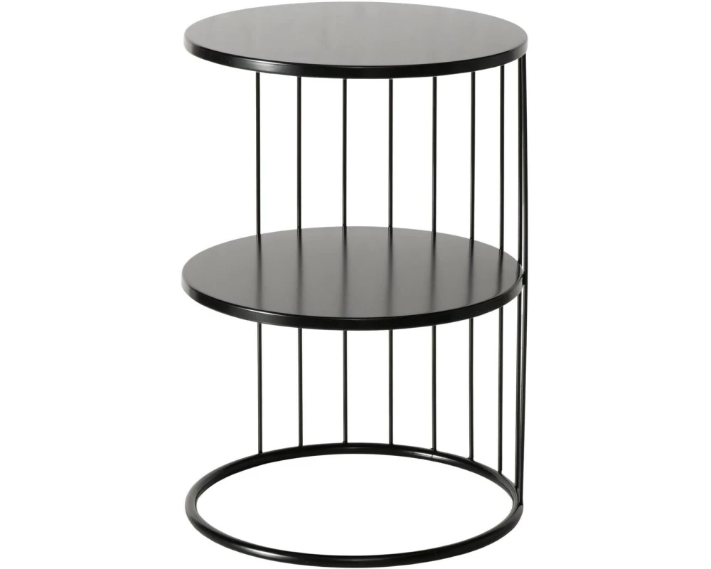 Boltze Beistelltisch Inala 52 x 36 cm, Schwarz