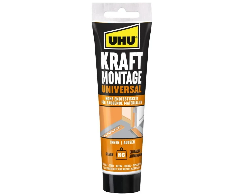 UHU Montagekleber Universal 200 ml, Weiss