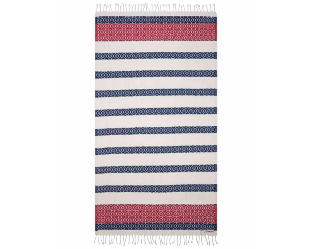 Haushaltsware Patriot Stripe Bio-Baumwolle Dobby-Struktur