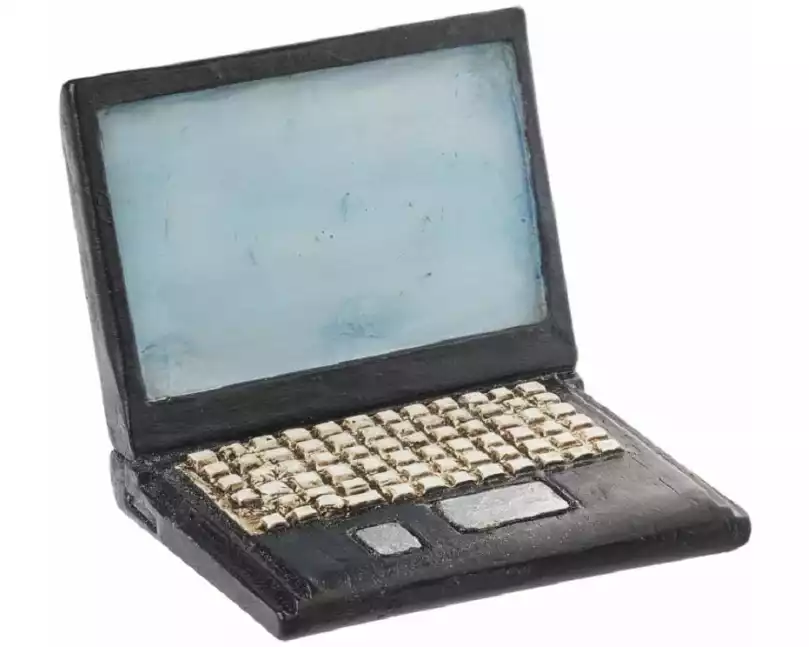 HobbyFun Mini-Utensilien Laptop 4 cm