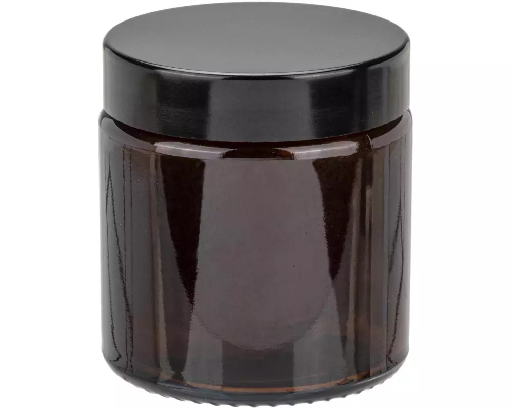 Glorex Dose und Verpackung Glastiegel 120 ml, Braun