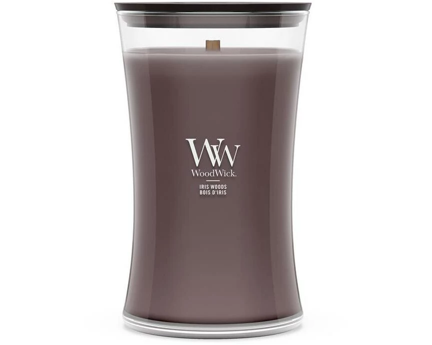 Woodwick Duftkerze Iris Woods Large Jar