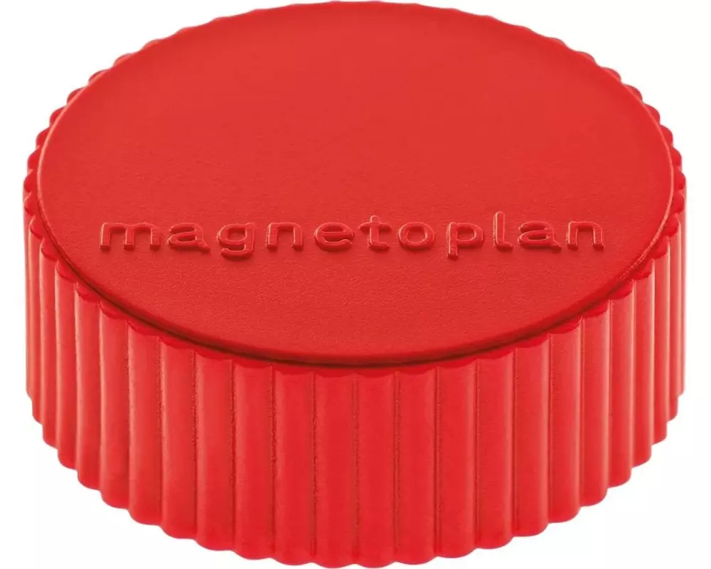 Magnetoplan Haftmagnet Discofix Magnum Ø 3.4 cm Rot, 10 Stück