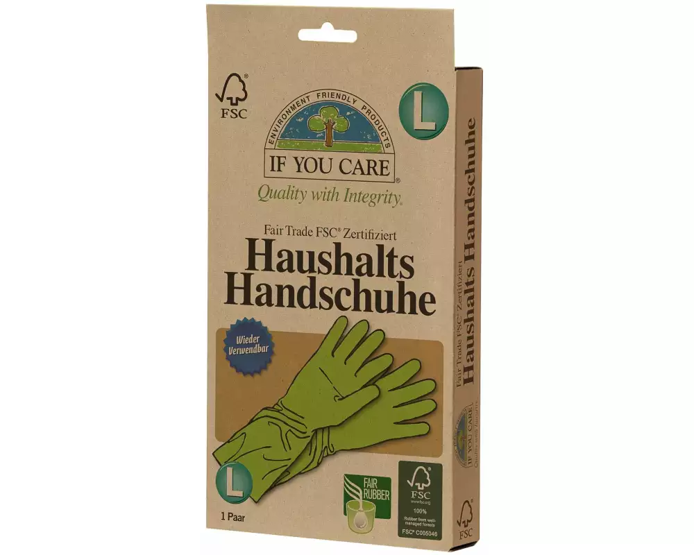 if you care Reinigungshandschuh L 2 Stück