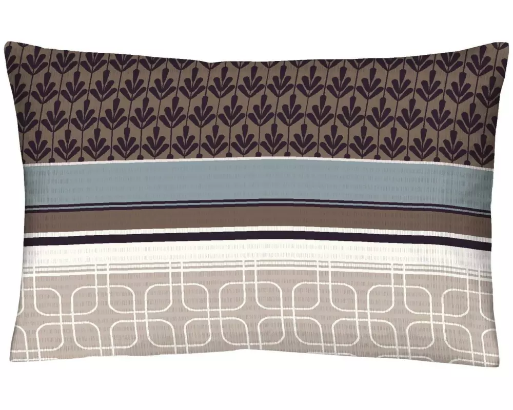 Home Fashion Kopfkissenbezug Seesucker Ramone Mehrfarbig, 65 x 100 cm