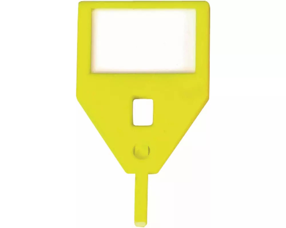 Robert Rieffel Schlüsselanhänger Visu-Color 10 Stück, Gelb