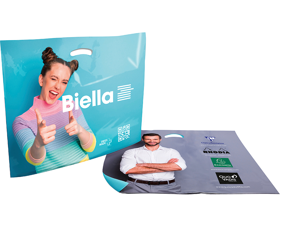 BIELLA Plastik-Tragetasche 60x48cm 19995000U weiss