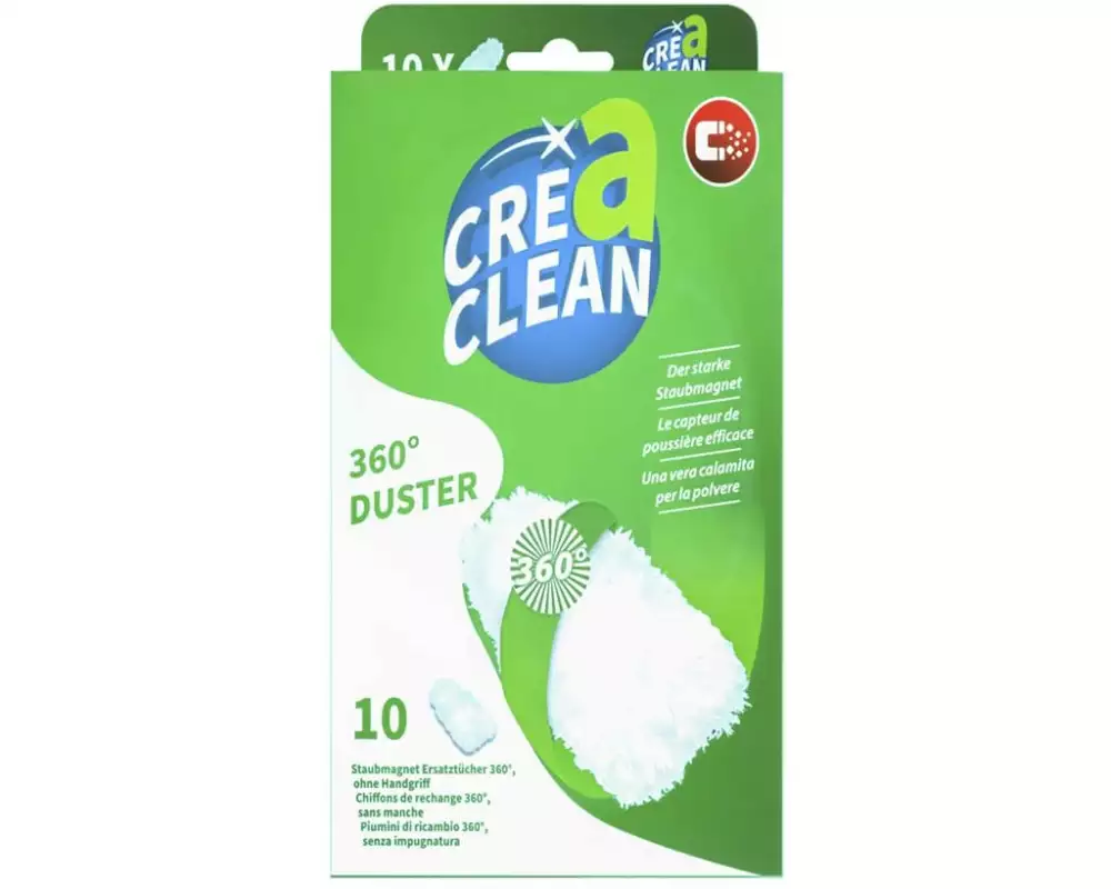 CreaClean Staubmagnet Nachfülltücher 360° 10 Stk. Grün