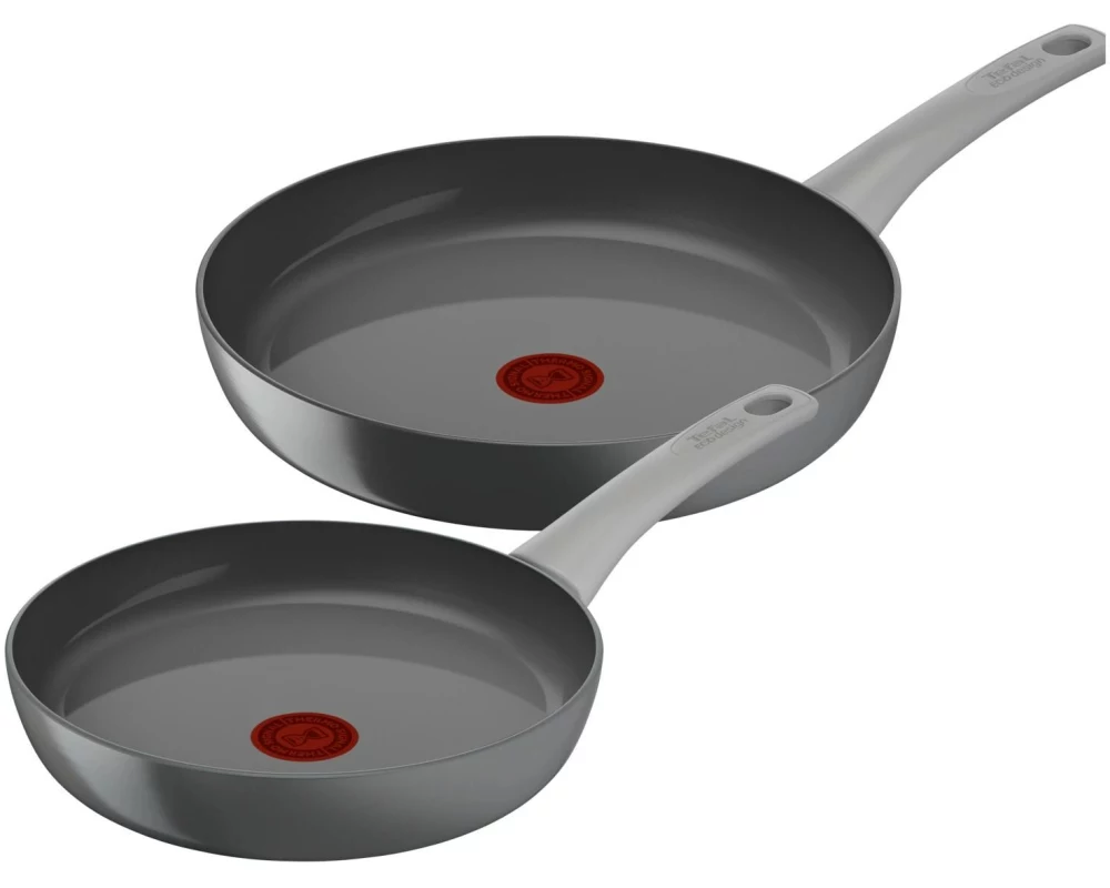 Tefal Pfannen-Set Renew On 24 / 28 cm Grau