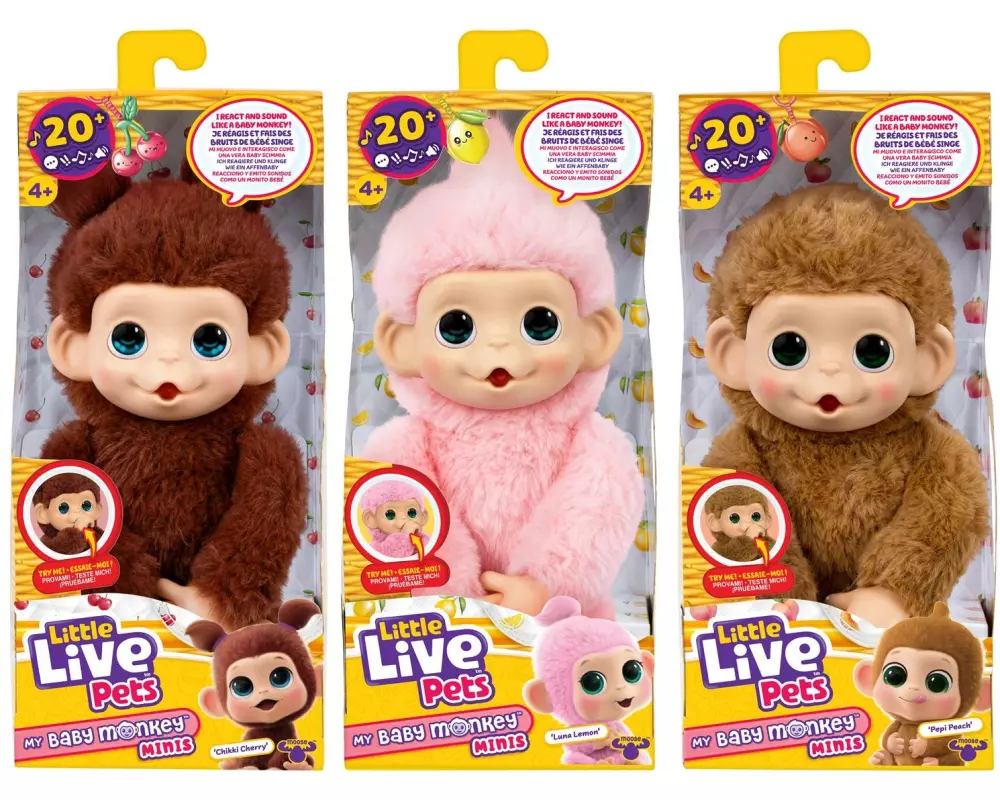moose My Baby Monkey Minis Assortiert