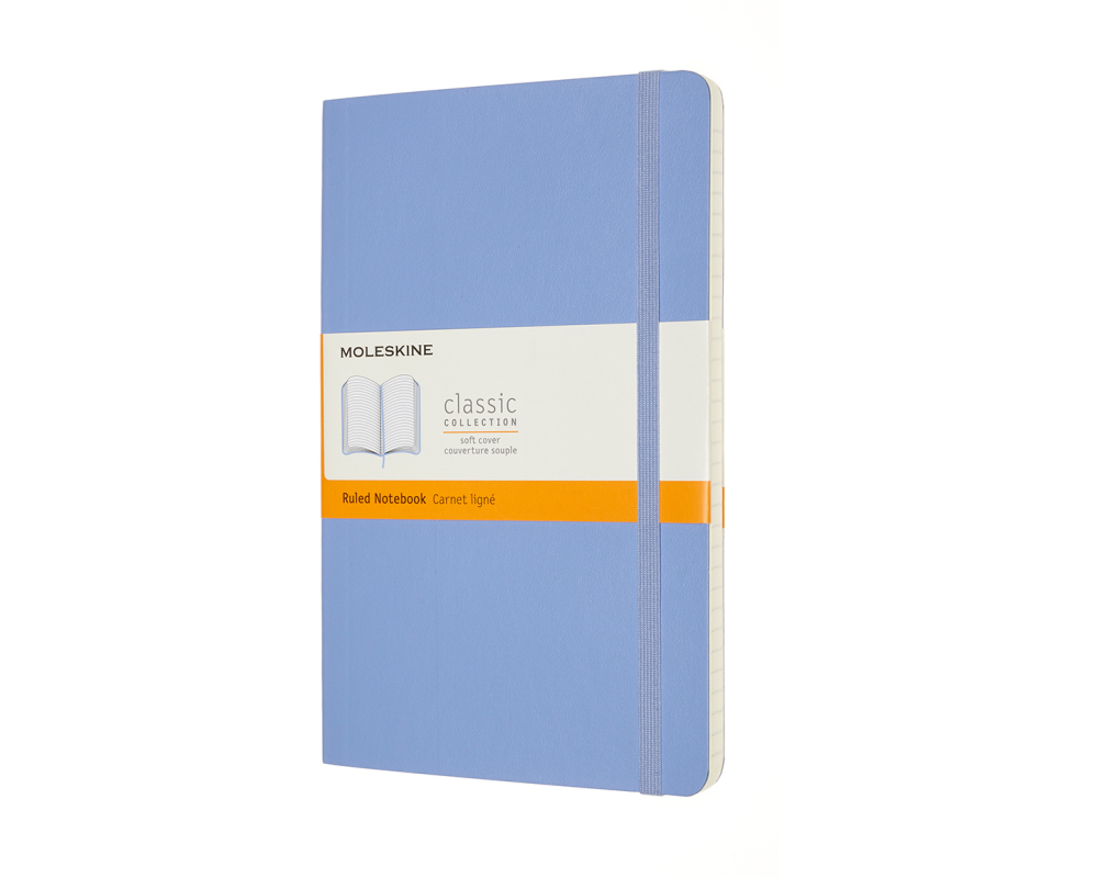 MOLESKINE Notizbuch SC L/A5 850932 liniert,hortensienblau,192 S.