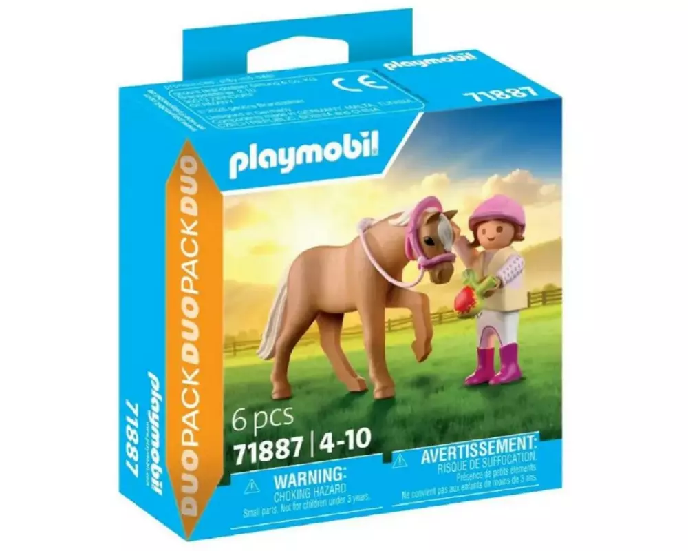 Playmobil Duo Pack Mädchen mit Pony 71887