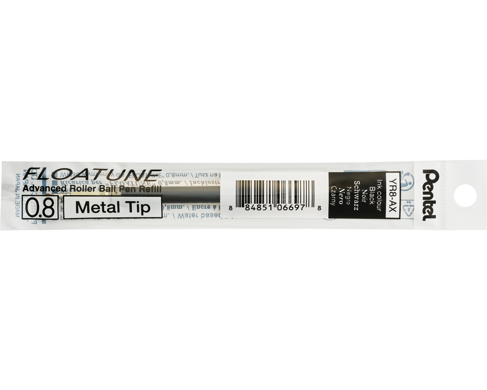 PENTEL Nachfüllmine FLOATUNE 0.4mm YR8-AX schwarz