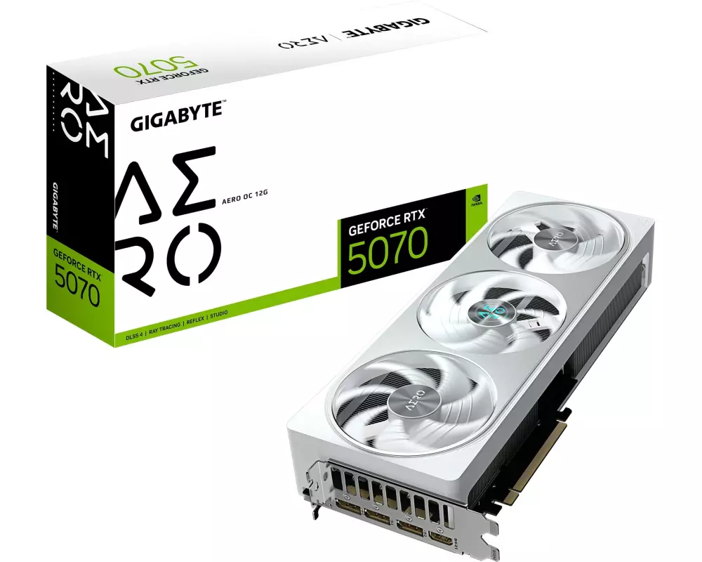 Gigabyte Grafikkarte GeForce RTX 5070 AERO OC 12 GB