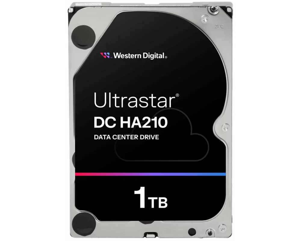 Western Digital Ultrastar 7K2 1000GB SATA HDD 3,5Inch 26.1MM Cache 128MB 7200RPM SATA ULTRA 512N SE HUS722T1TALA604