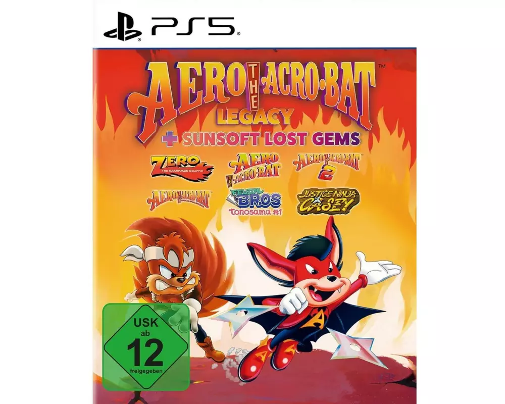 CentreSoft AERO THE ACRO-BAT LEGACY + SONSOFT LOST GEMS (Box)