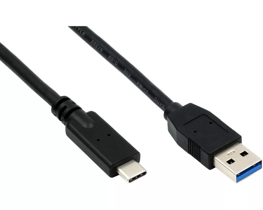 Exsys USB-Ladekabel EX-K1584 USB-C - USB-A 5 m