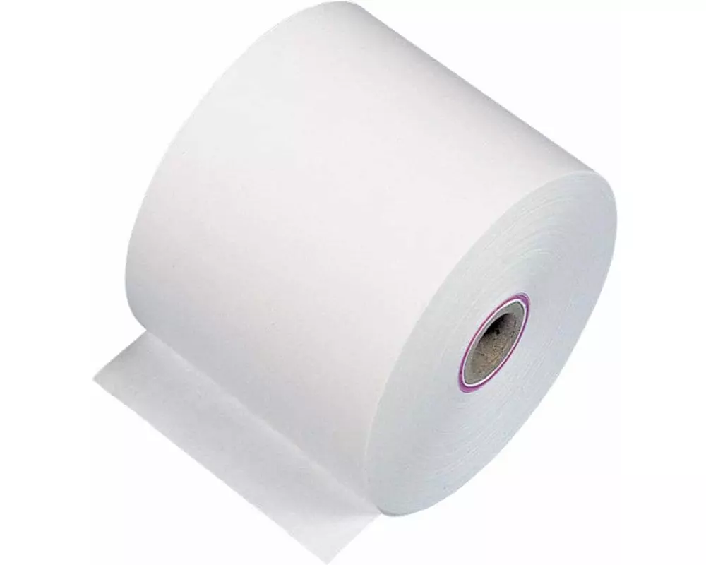 Büromaterial Papierrolle 57 mm Weiss, 5 Rollen