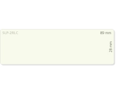 SLP-2RLC CLEAR LABEL 28X89MM