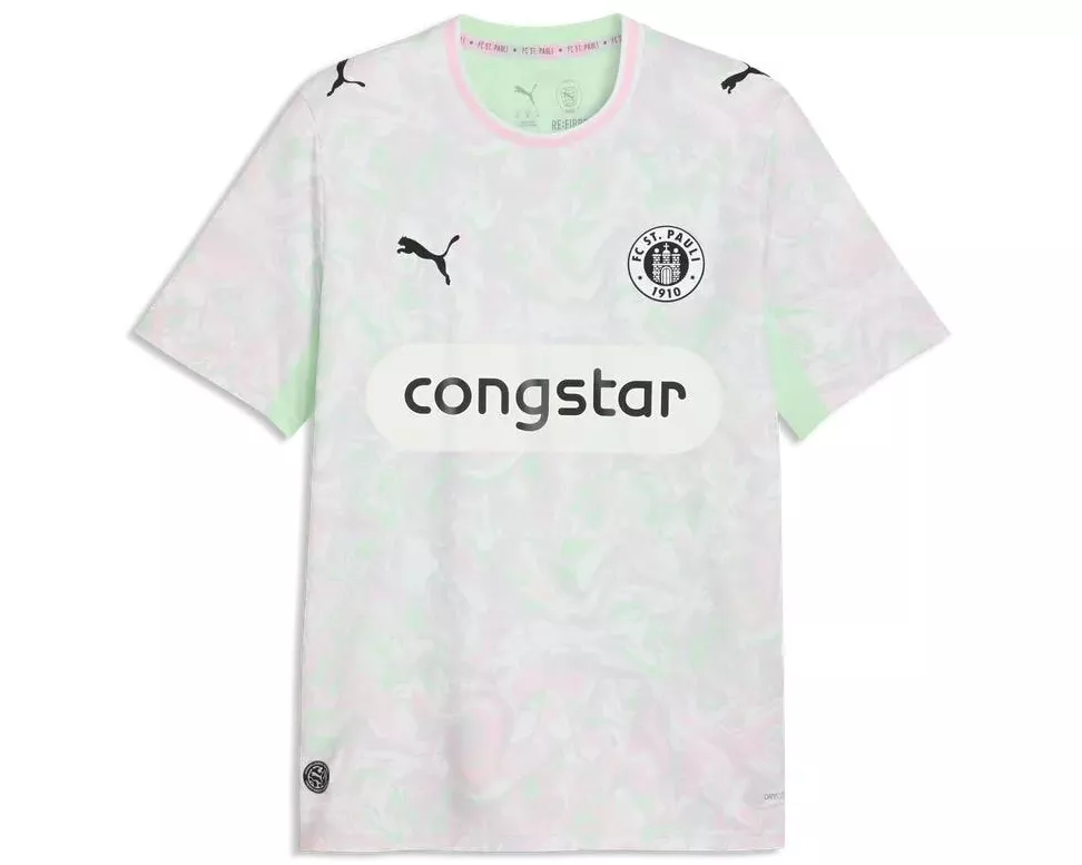 PUMA FCSP Third Jersey Replica Mint/Pink, S