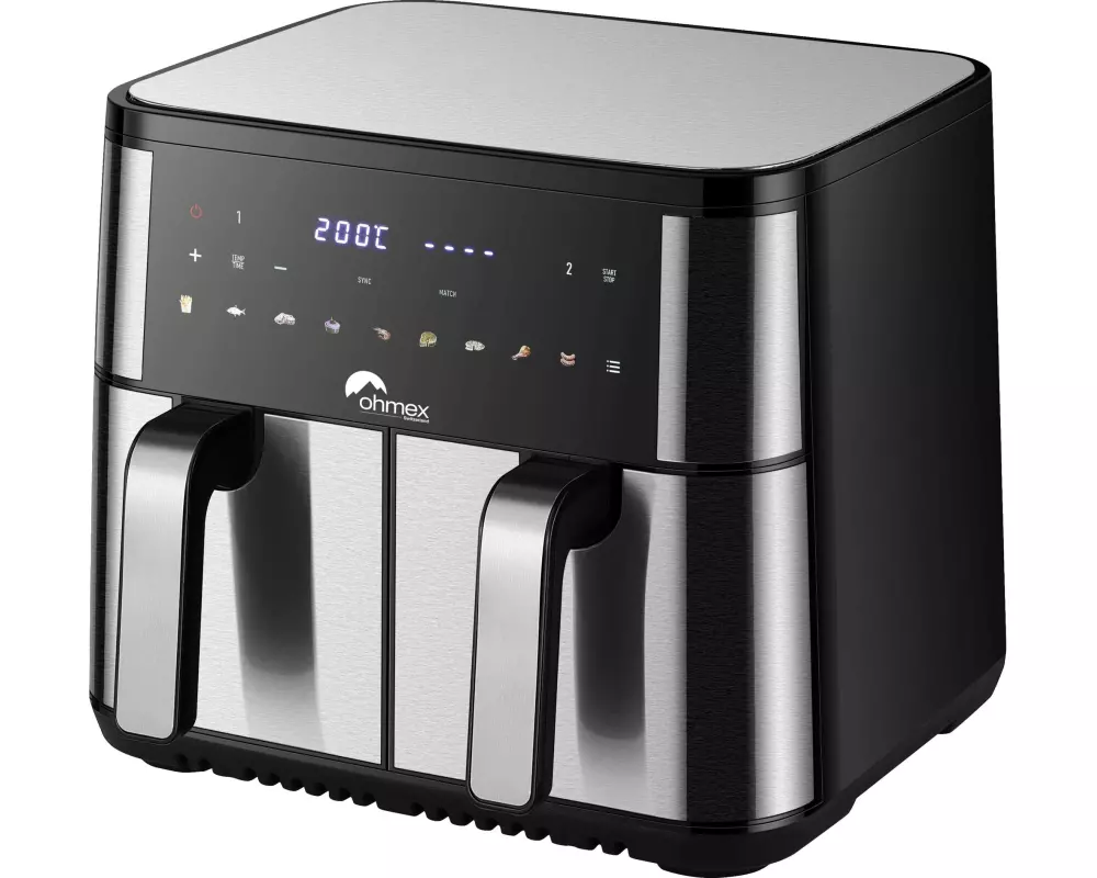 OHMEX Fritteuse Airfryer OHM-FRY-1810AIR 10 l