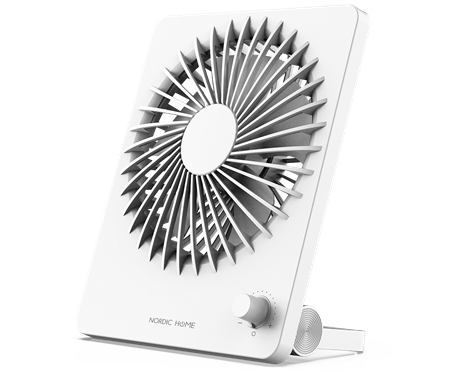 DELTACO USB Fan, Rechargable battery FT-771 Multi speeds White