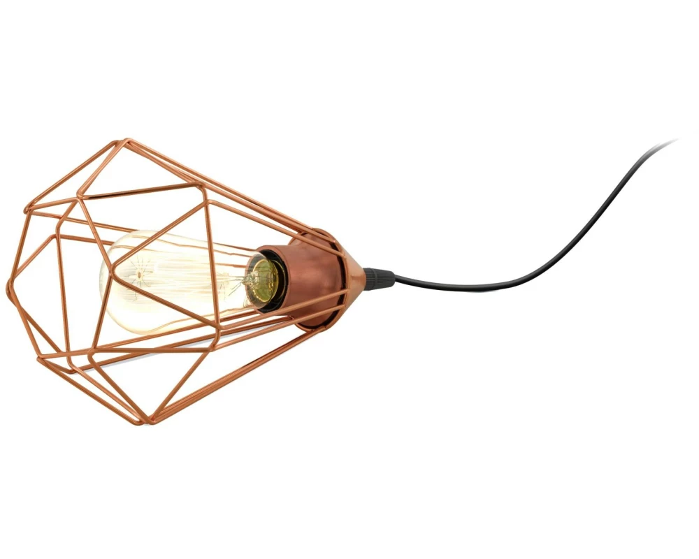 EGLO Leuchten Tischleuchte TARBES 1x E27 Kupfer