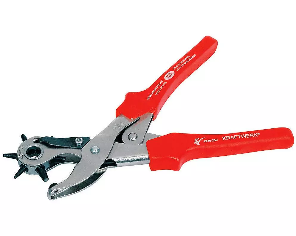 Kraftwerk Lochzange Hebelübersetzt